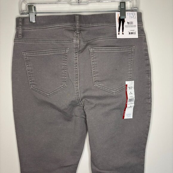TIME and TRU NEW TT Core Jegging Womens M Gray Ankle Stretch - Picture 2 of 8